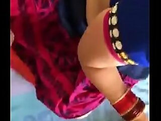 bhabhi prevalent saree swell up with an..